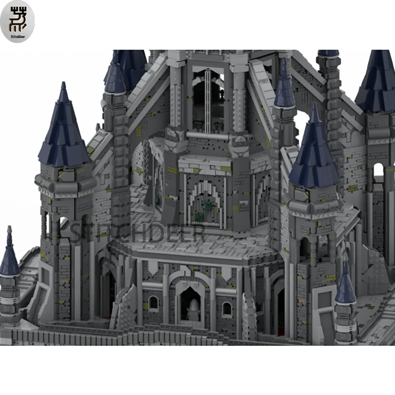 Very high difficulty MOC 47821PCS Hyrule Castle Kingdom architecture DIY Assemble Building Blocks Model toy brick display gifts