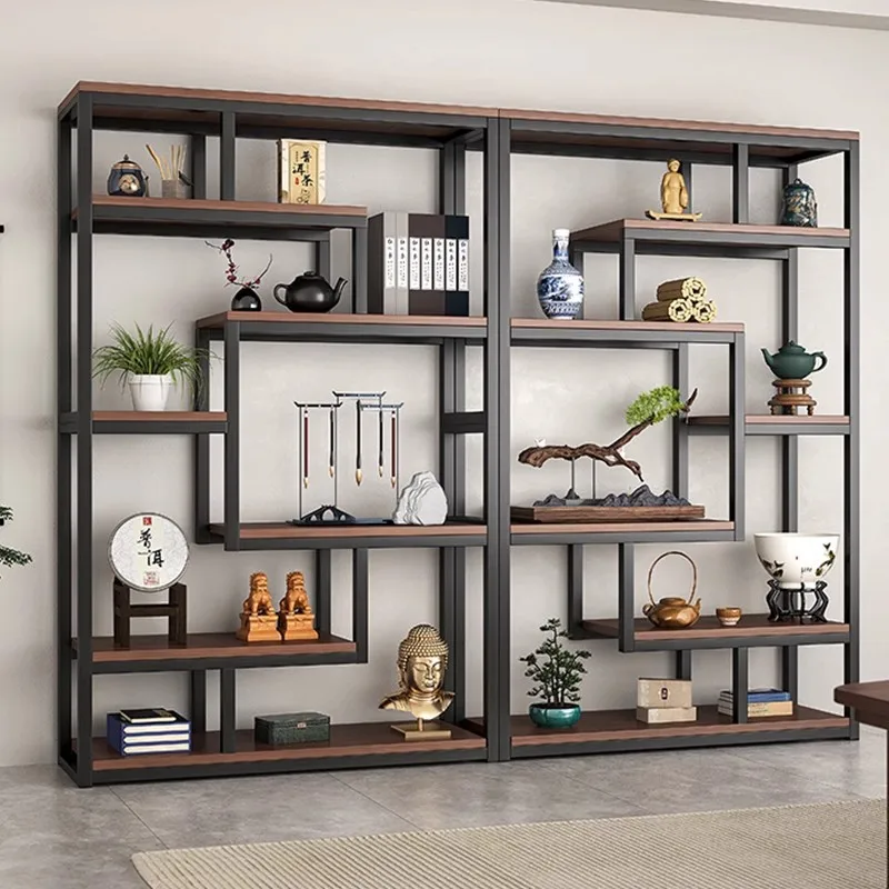 Household shelf display cabinet, screen partition, new Chinese-style Bogu shelf, floor-to-ceiling