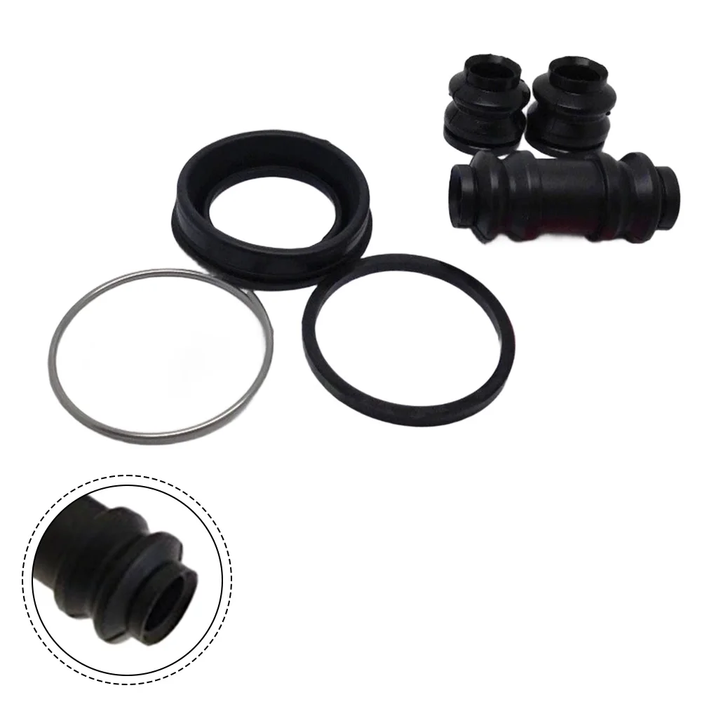 

Brake Repair Shop Black Rear Brake Seal Kit Caliper Gasket Non-deformation Wear-resistant OE Check Recommended
