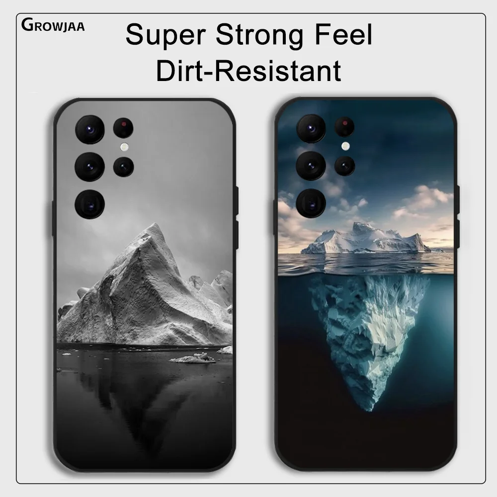 Iceberg Cool Phone Case for Samsung Galaxy S24 Ultra S22 S23 Ultra S21 S20 5G Protective Silicone TPU Funda Anti Drop Cover