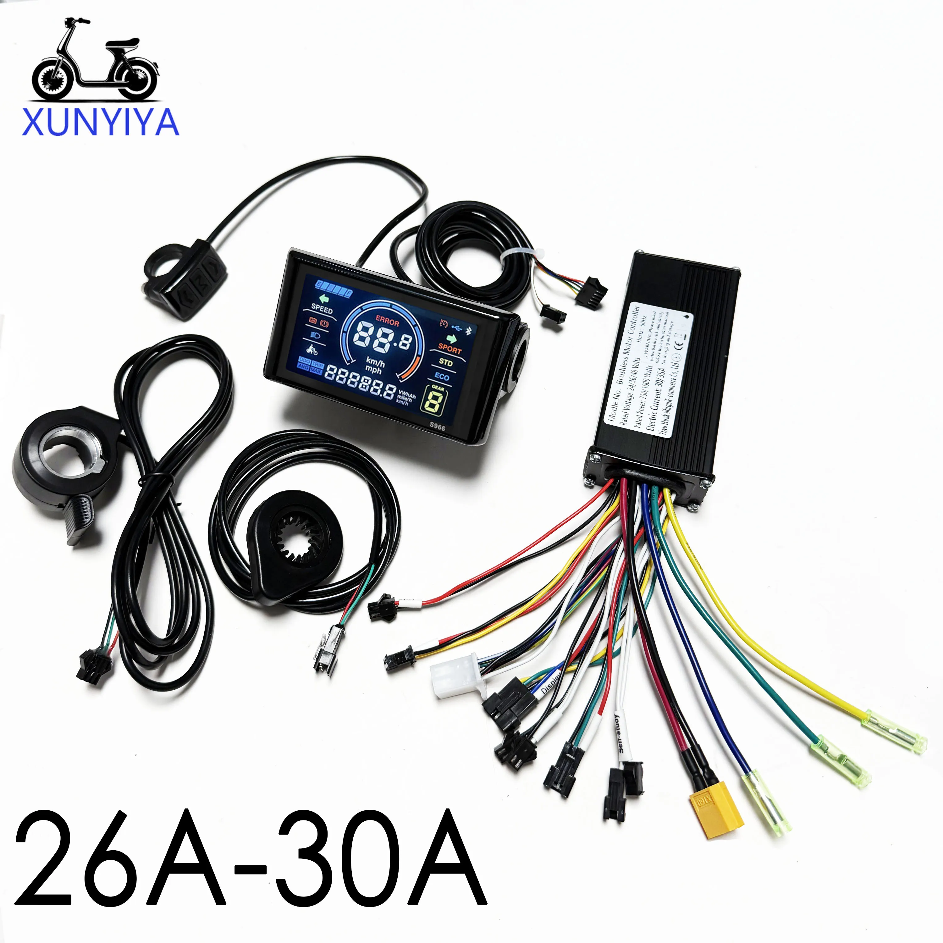 controleur-a-onde-sinusoidale-26a-35a-750-1000w-avec-Ecran-lcd-s966-pas-et-accelerateur-24v-36v-48v-pour-reparation-de-velos-Electriques-uart-n°2