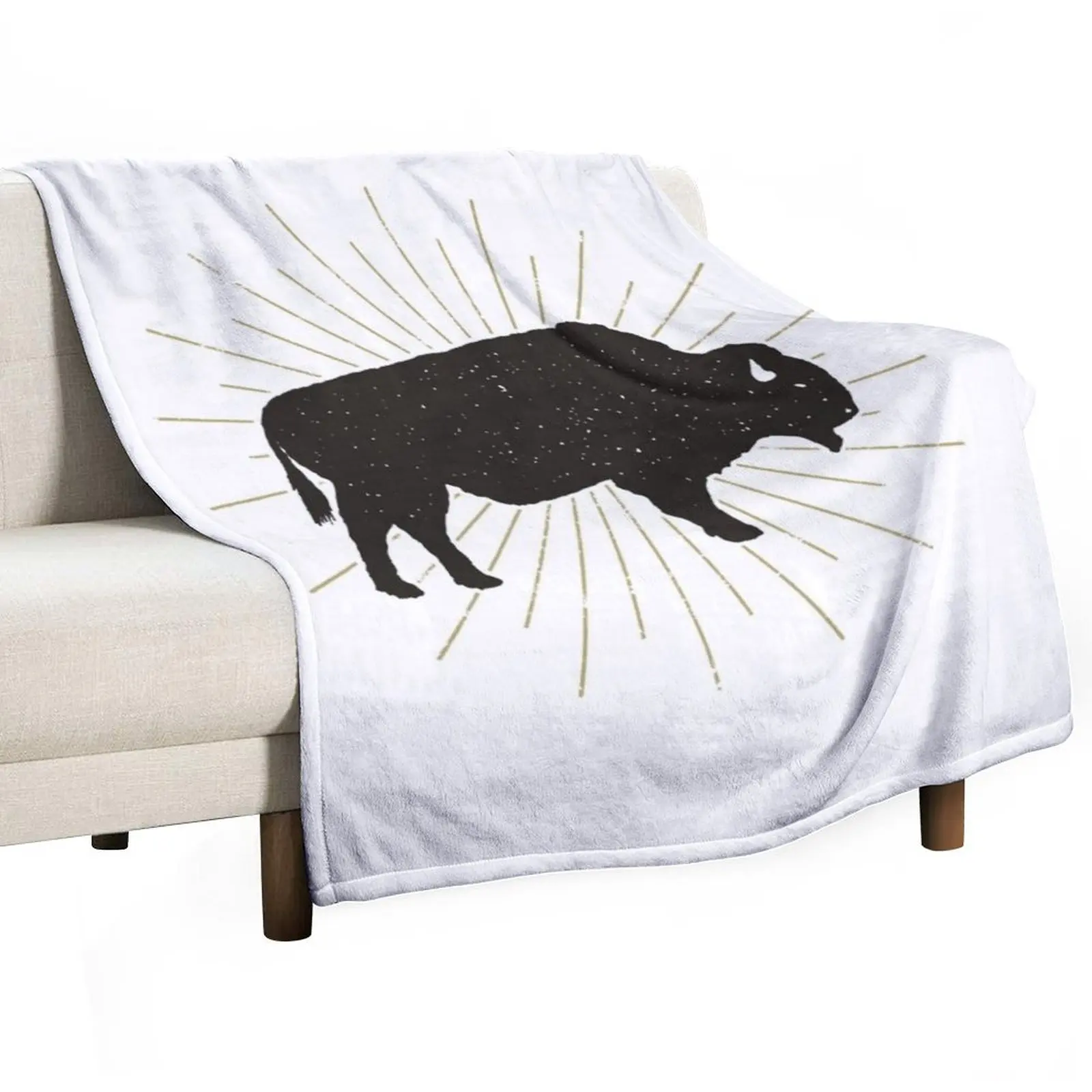 bison Throw Blanket Nap Soft Beds Luxury St Blankets