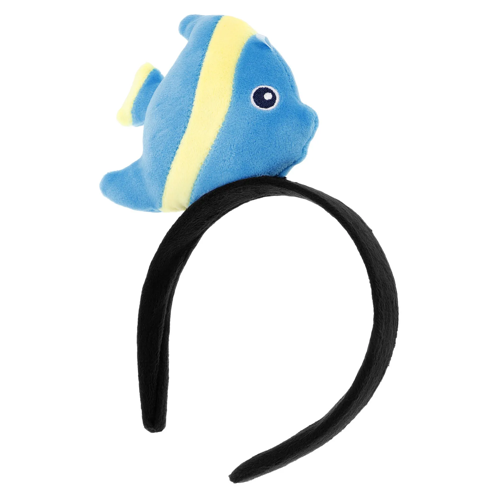 

Cartoon Tropical Fish Headband Soft Comfortable Animal Hair Hoop for Children Adults Summer Parties Photography Accessory