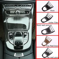 Car styling For Mercedes Benz E Class W213 S213 A238 C238 16-21 Car Console Gear Panel Frame Cover Trim Stickers Car Accessories