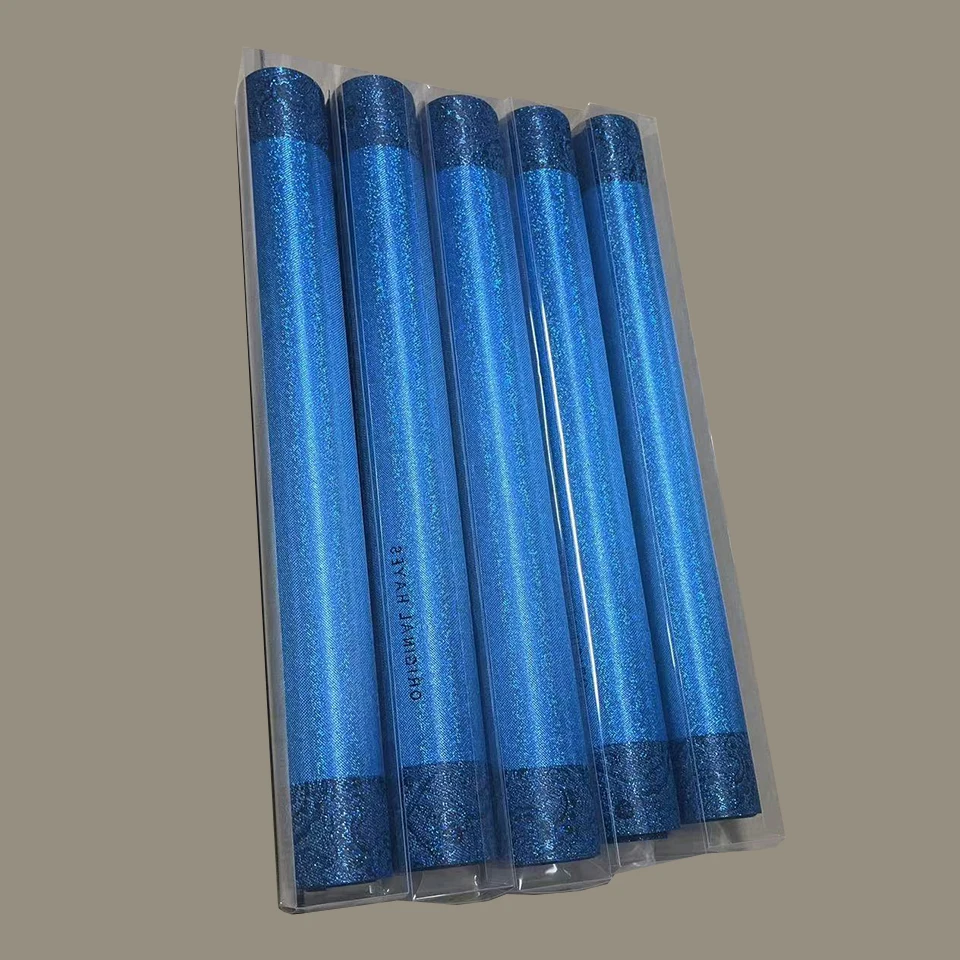 

Royal Blue African 3D Swiss Headties for Women, Latest Hayes Sego Gele & Ipele Headscarf Set, 2Pcs Couture Sewing Fabric JX-13