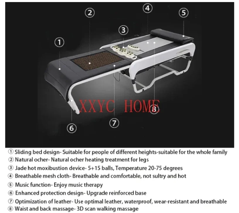 Hot Selling Ceragem Master V3 Korea Roller Massage Bed For 100% Safety