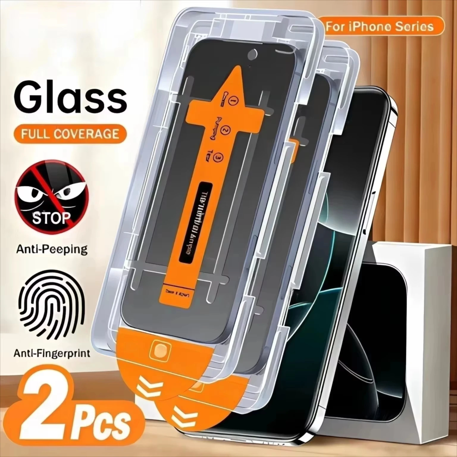 2 SZT. Szkło Hartowane Ochronne z Funkcją Prywatności do iPhone 17 Pro 16 15 13 11 14 12 Pro Max Mini 16e 7 8…