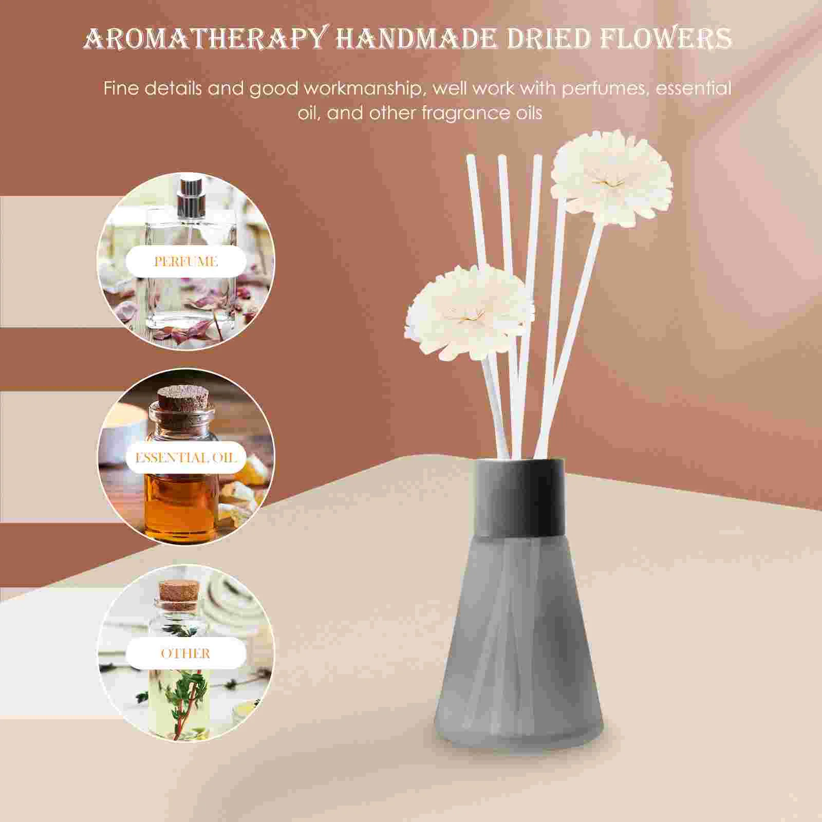 Bunga Diffuser bahan alami aromaterapi Reed Bunga kayu Dekorasi bunga aromaterapi isi ulang kayu