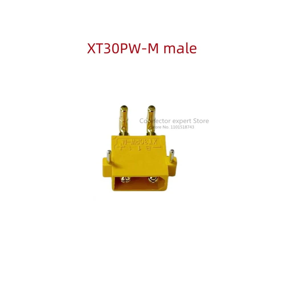 Amass XT30 30A horizontal welded plate XT30PW-F/M male and female plug wire to board connector high current power aviation plug