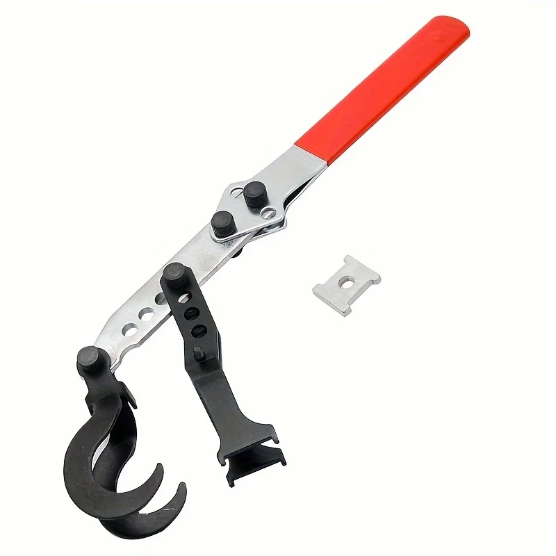 

Adjustable valve spring compression tool for OHV/OHC engines - equipped with lever type cylinder head and stem seal replacement