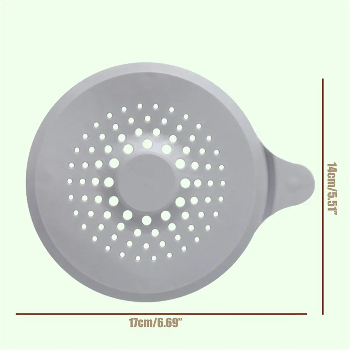 (A75U] Sink Anti-Clogging Silicone Floor Drain Cover Bathroom Drain Hair Anti-Clogging Filter Sewer Outlet Filter
