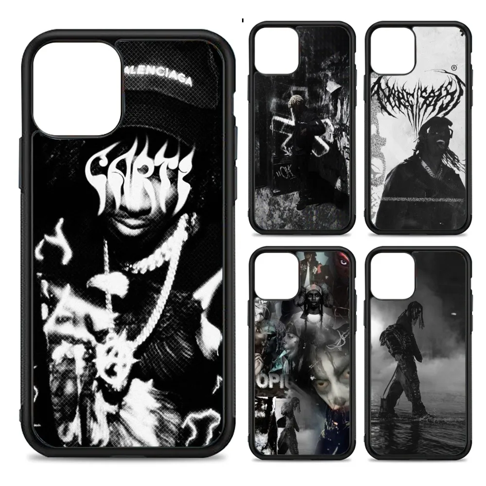

Narcissist Opium Carti Ken Carson Phone Case Silicone PC+TPU For For IPhone 11 12 13 14 15 16 Plus Pro Max Cover