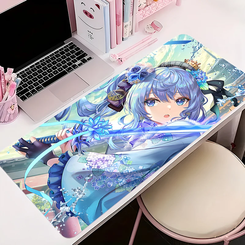 Mouse Pad Hololive Hoshimachi Suisei Gaming Kawaii Girl Accessories Gamer Keyboard Desk Mat Non-Slip Laptop Notebook Mousepad