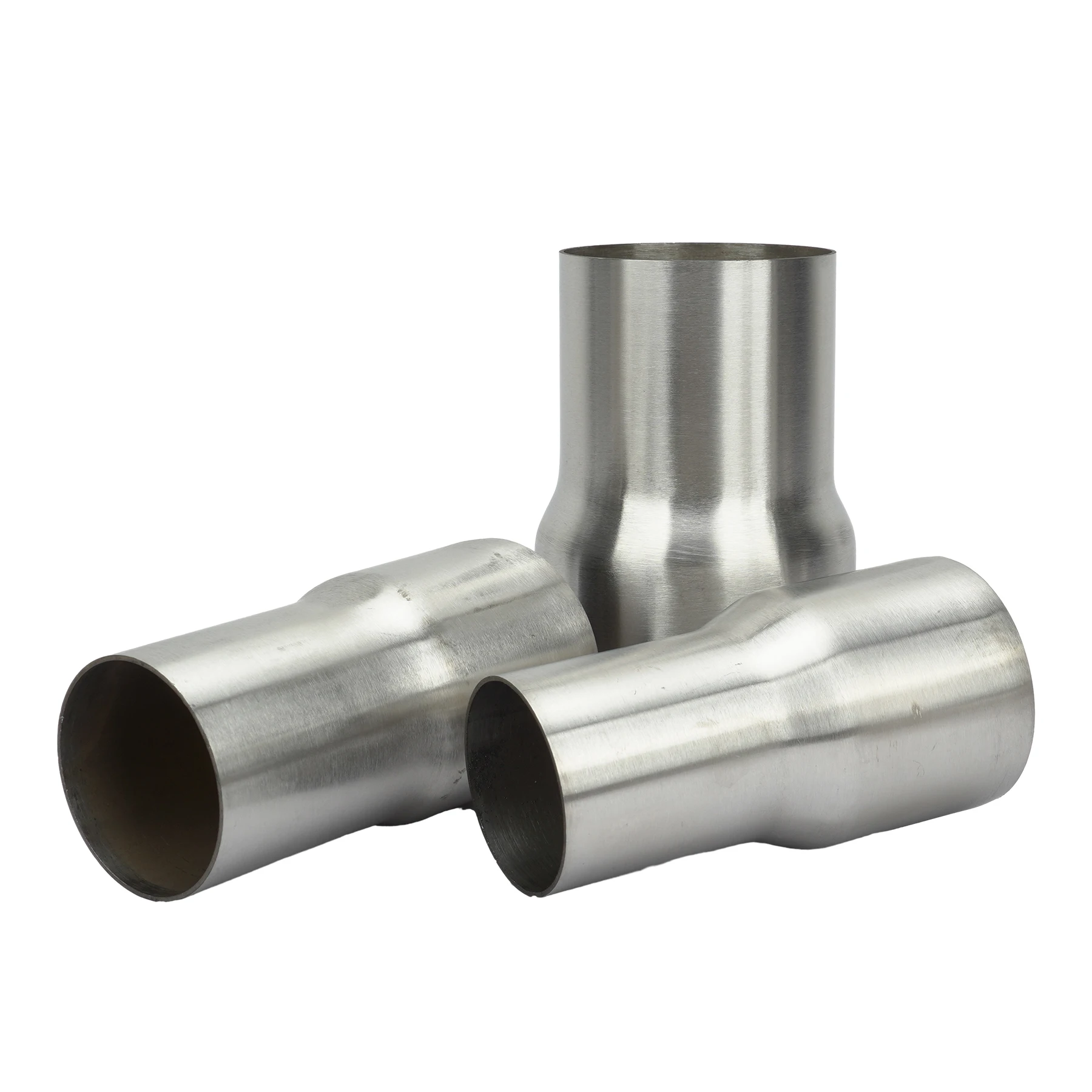 ท่อไอเสียสแตนเลสเชื่อมต่อท่อ 2 2.25 2.5 3 3.5 นิ้วอะแดปเตอร์Coupler 51 - 89 มม.ท่อไอเสียรถยนต์การเชื่อมต่อท่อ