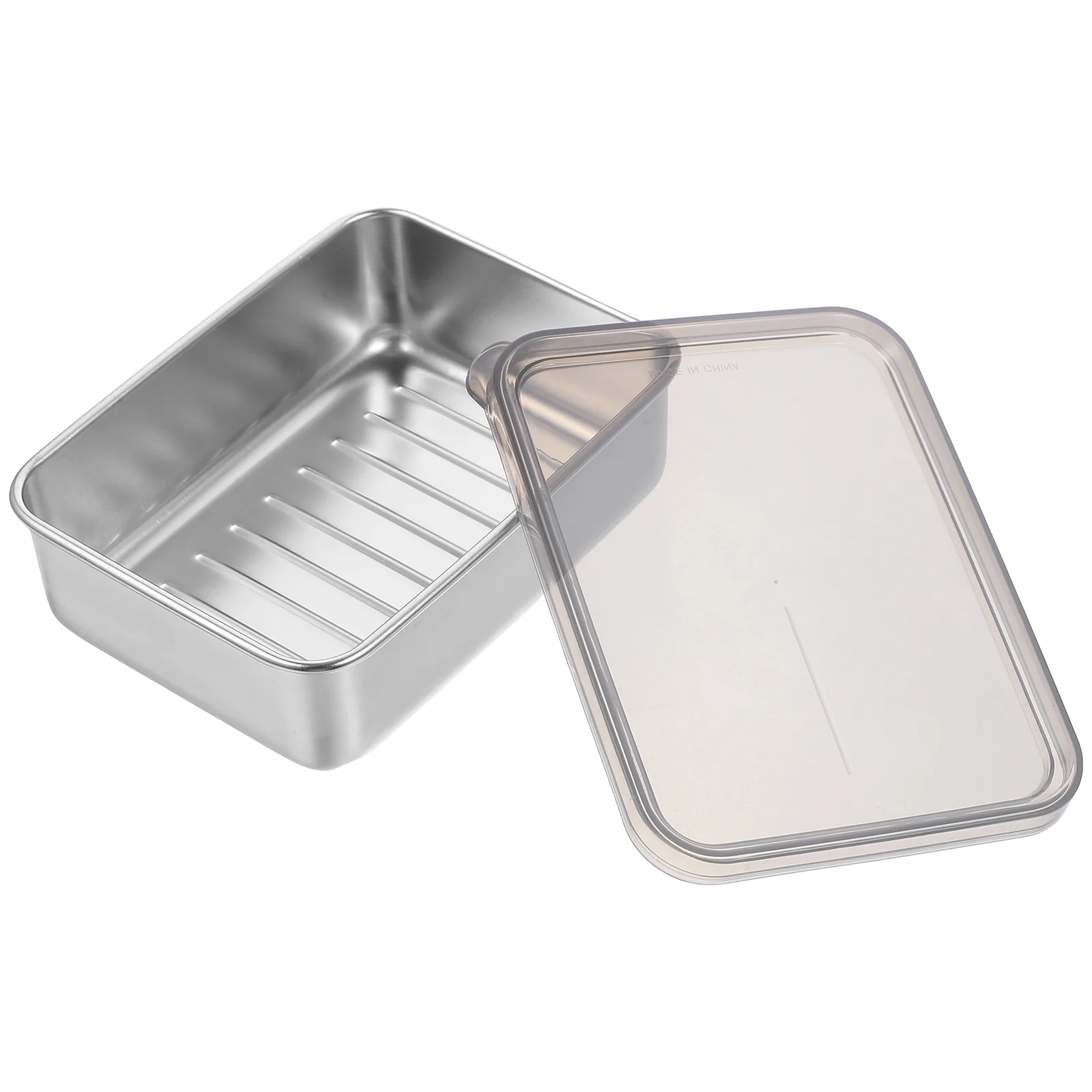 Slide Out Cabinet Kitchen Storage Stainless Steel Crisper Cheese Containers Pantry Organiser