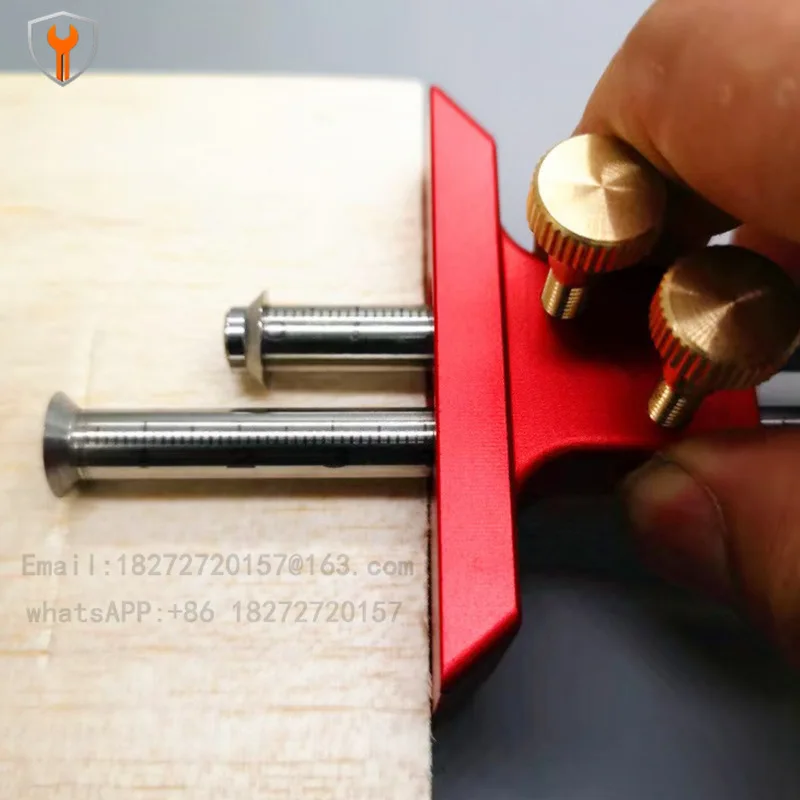 Wood Mortise and Mortise Marker Double-Ended Scribe Blade European-Style Double-Ended Woodworking Marker Woodworking Tool