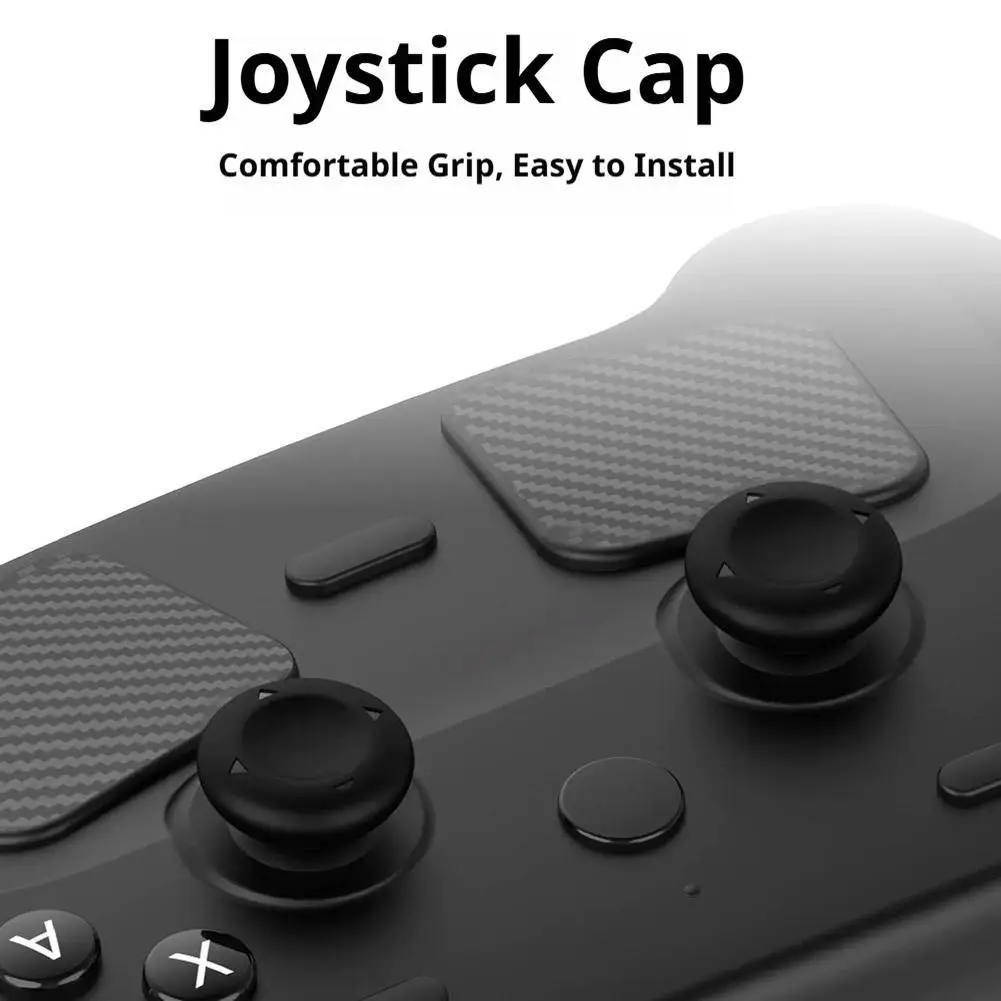 Soft Anti-Slip Silicone Cover For Steam Controller 2 Thumb Grip Caps Console Cover Gaming Accessories