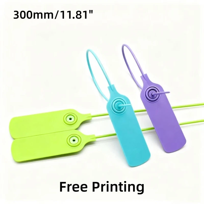 

200 шт., бирка с логотипом на молнии, этикетки, пластины, защитные печатью, обувь, одежда, сумки для багажа, фирменный логотип, подвесная этикетка 300 мм/11,81 дюйма