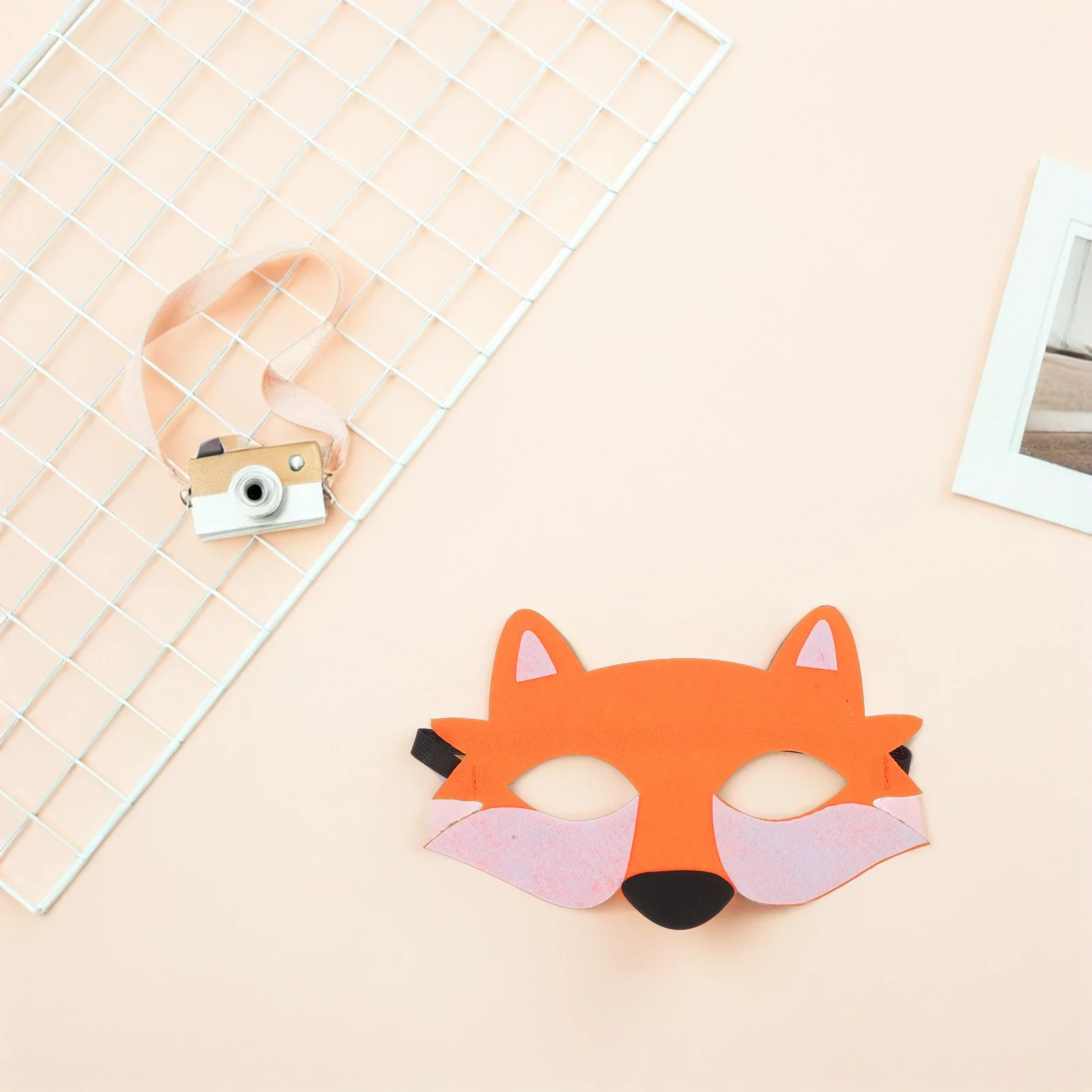 

12Pcs Half Face Wolf Mask Felt Animal Masks for Kids Halloween Costume Party Cosplay Masquerade Ball Accessory