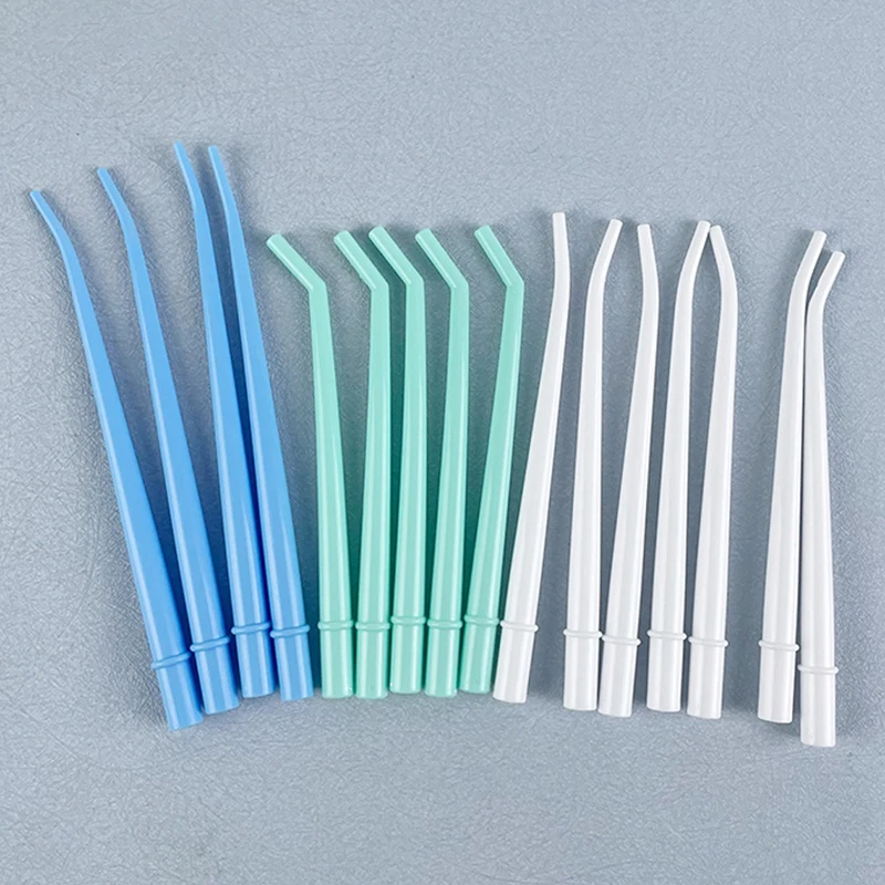 Embouts d'aspiration chirurgicaux dentaires jetables, 3 tailles (1/4 ", 1/8 ", 1/16 "), embouts d'aspiration de salive pliables, 25 pièces/sac