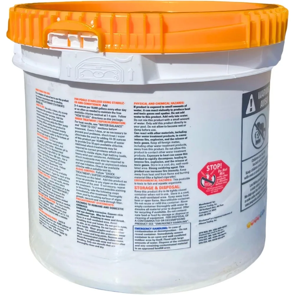 HOME.Super Shockwave Pool Shock – 73% Cal-Hypo Granular Sanitizer for Crystal Clear Water image 3