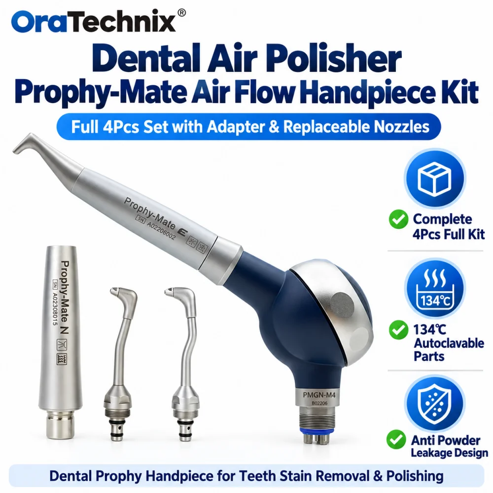 Dental Air Polisher Jet Air Flow Teeth Polisher Sandblasting Machine Sand Blaster Gun Dental Handpiece for NSK Kavo Clinic