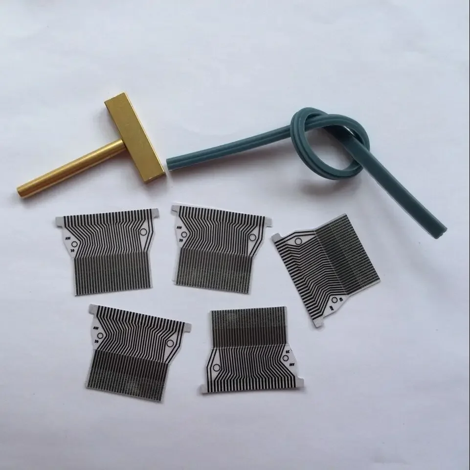 

Плоский разъем ЖК-кабеля для Nissan Quest, приборная панель, спидометр, ЖК-дисплей, ремонт пикселей, 5 шт./с Т-образным наконечником, 40 Вт