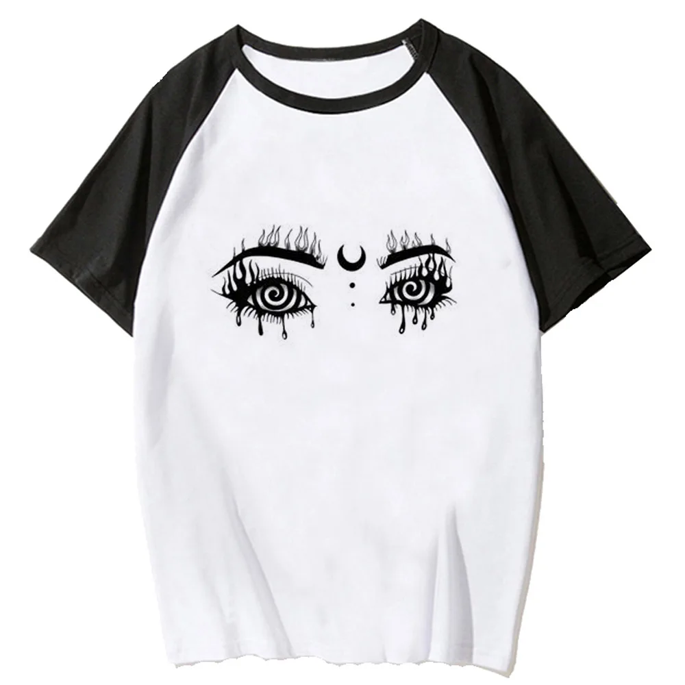 Eye t-shirts women streetwear tshirt female 2000s anime clothing