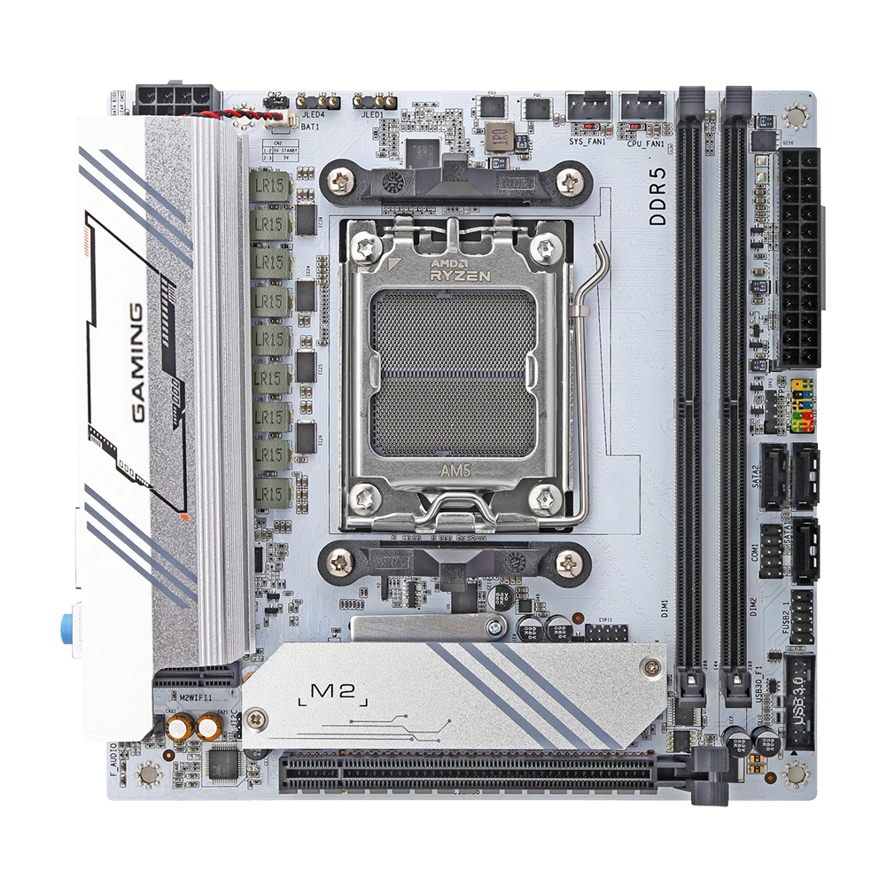 HISWISER B650 PLUS ITX AMD AM5 slot Motherboard Support DDR5 MAX 96GB M.2 SSD PCIE4.0 Ryzen 7000/8000 series processors
