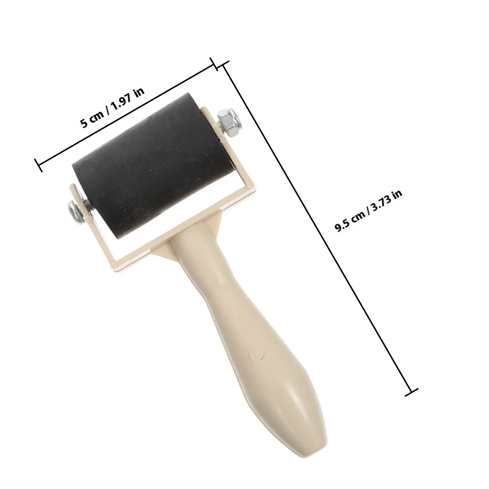 Rullo da 8 pezzi per scrapbooking artigianale, strumento di stampa in gomma sostituibile, piccolo blocco di inchiostro manuale portatile resistente all'usura