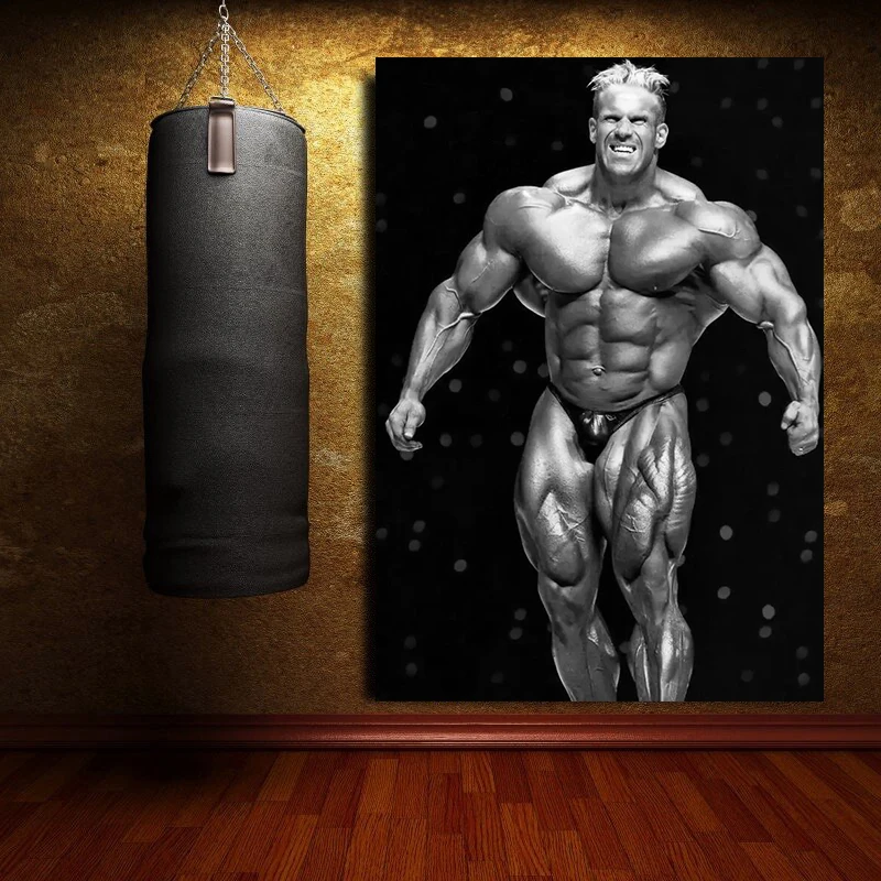Bodybuilding Fitness Poster Canvas Print Inspirational Quotes Art Pictures Canvas Wall Art Painting For Gym Home Room Decor