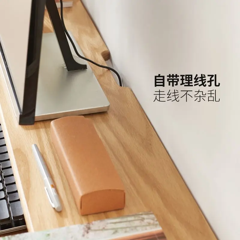 Solid wood heightening brain display, heightening rack desktop storage log rack c