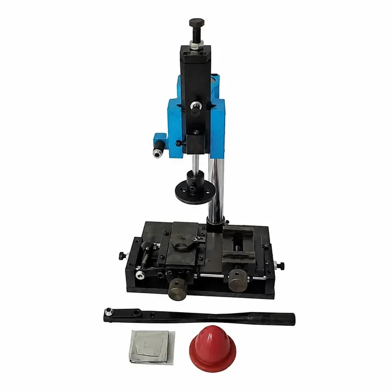 Manual Watch Dial Pad Printing Machine Vertical Printer with 1pcs Blank Metal Plate for Clock Face Logo Transfer Tool