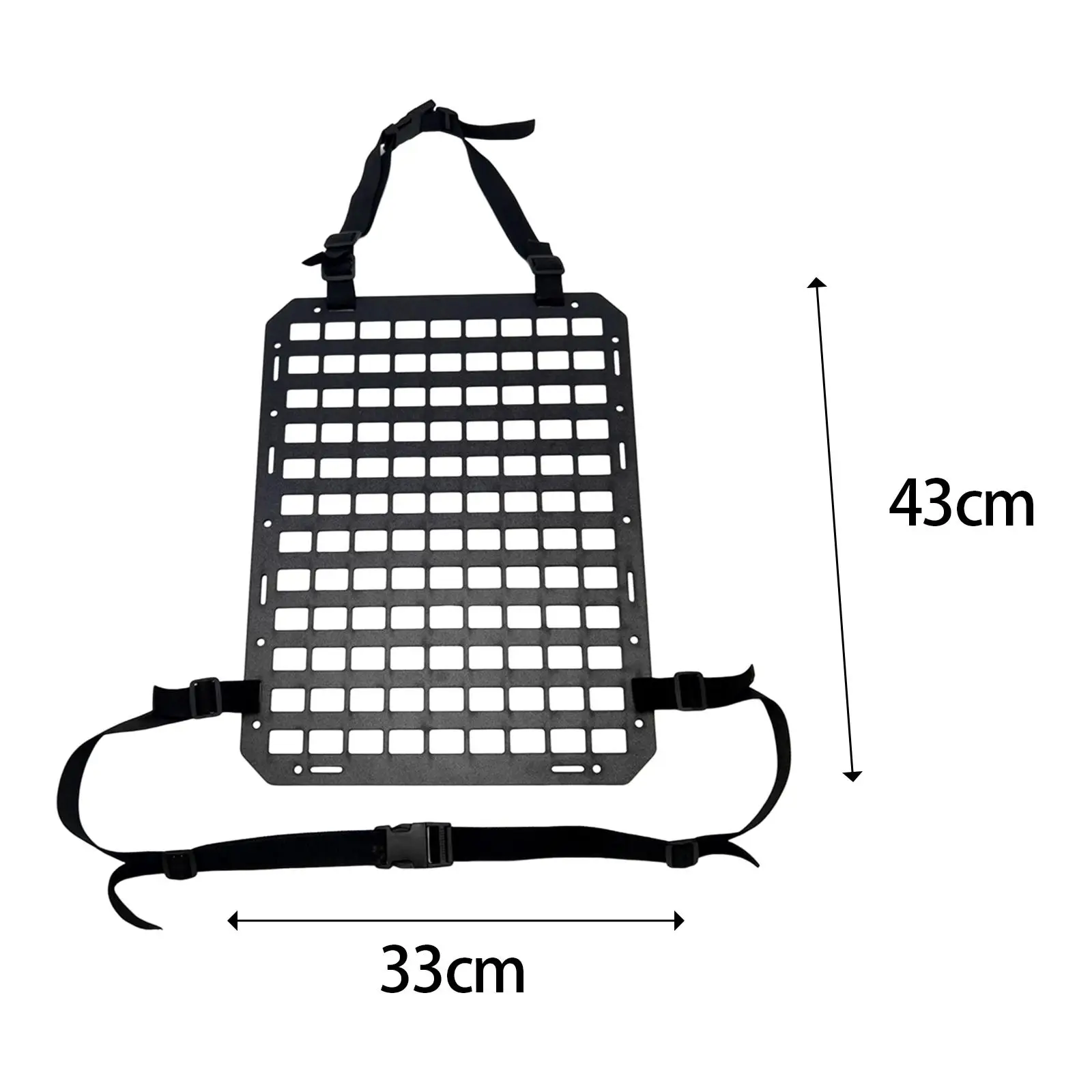 لوحة مولي للمركبات، ملحقات منصة المقعد الخلفي العالمي، سعة كبيرة #6