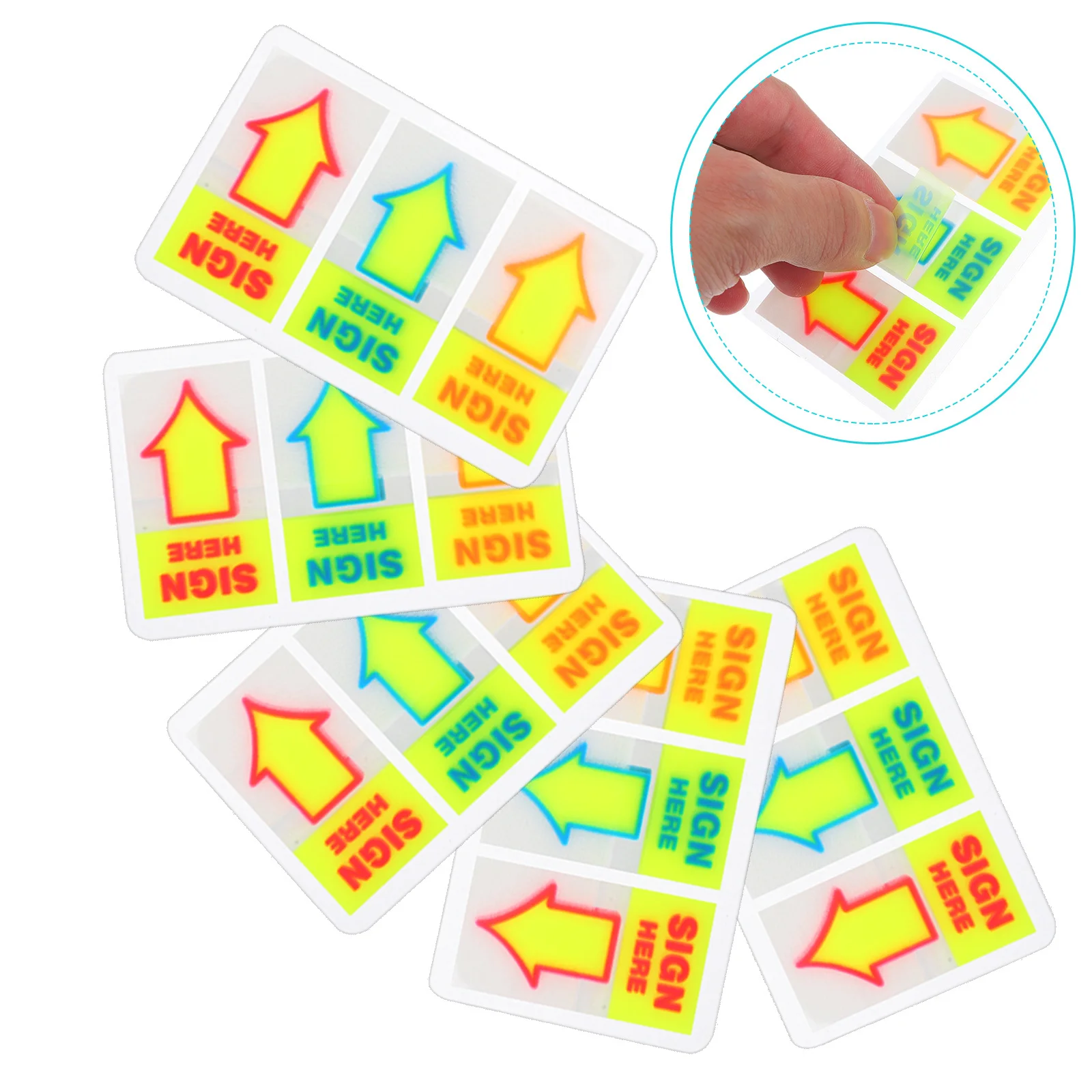 

120Pcs Arrow Indicator Stickers Colorful Directional Labels for Warehouses Offices Schools Smooth Surface Self Adhesive