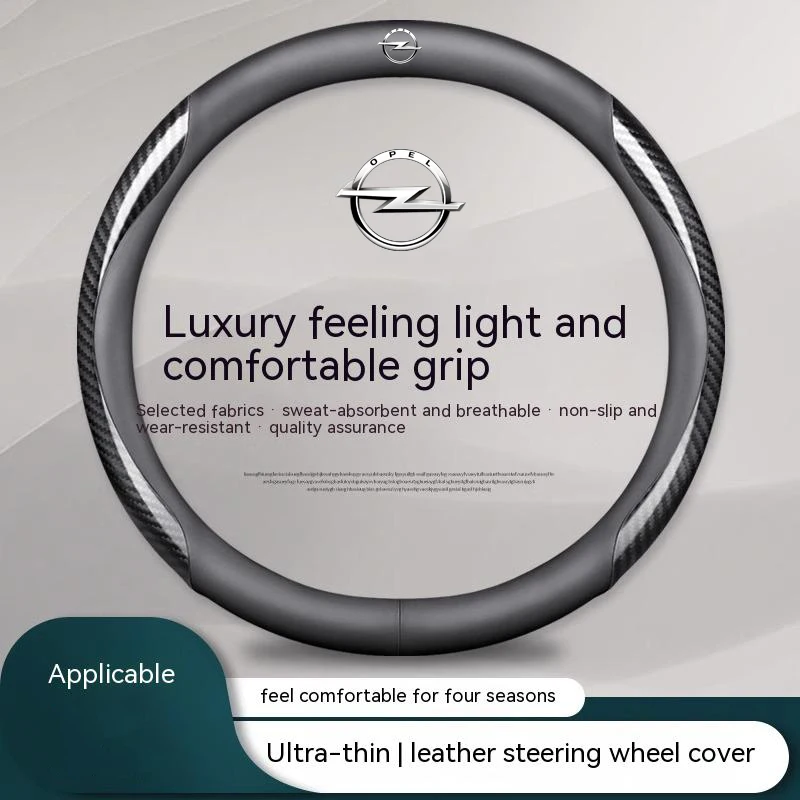 Car Steering Wheel Cover For Opel Astra Corsa Grandland Insignia Mokka Vectra GTC Tigra Vivaro Zafira Combo Vivaro GTC Delica - view 6