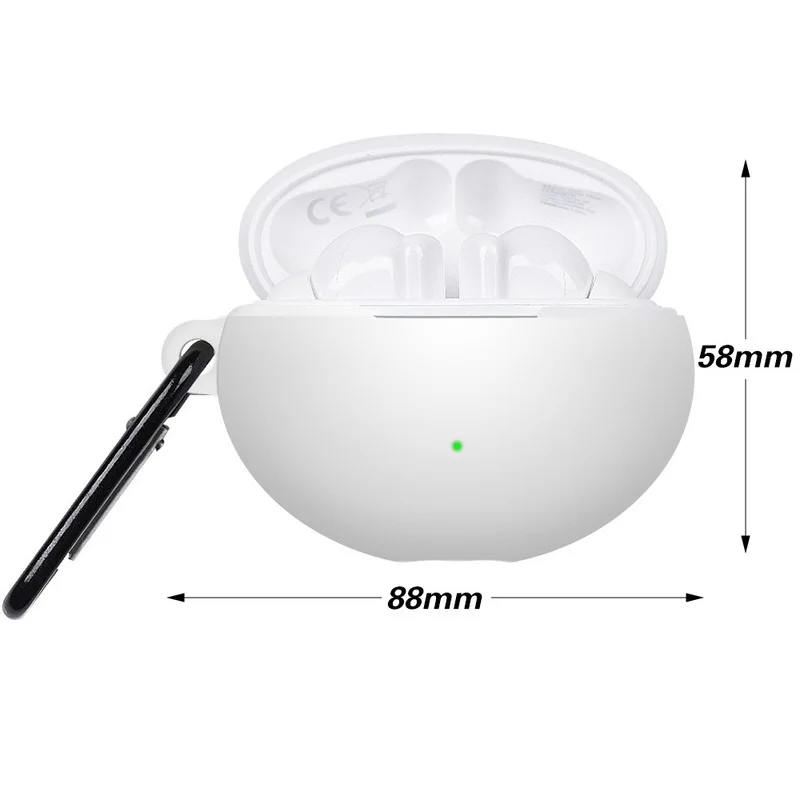 Earphone Protector Cover for Huawei FreeBuds 4i Headset Silicone Protective Shell Anti-lost Earbuds Cases for FreeBuds4i