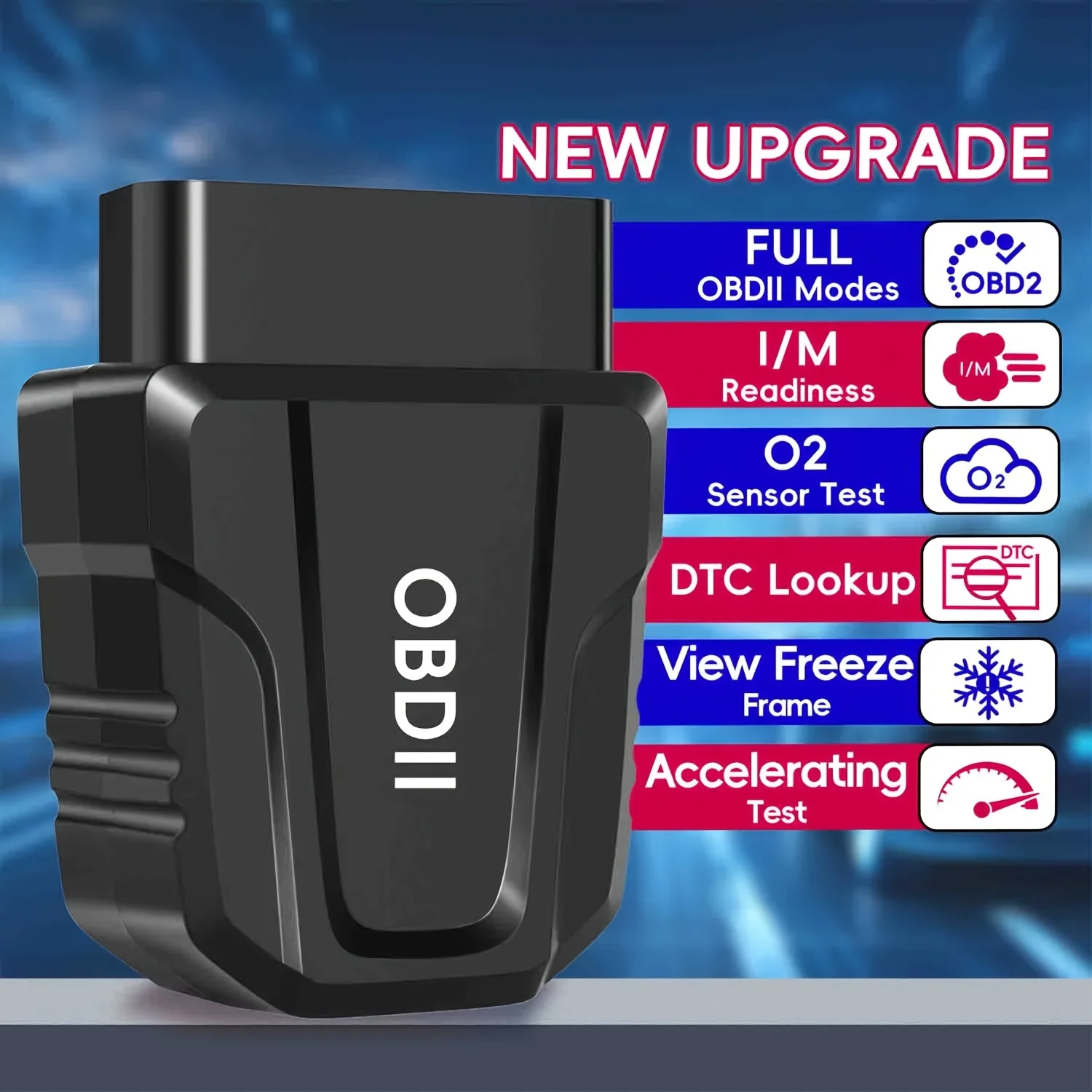 

ELM327 Автомобильный сканер OBD2, беспроводной 5,4, автомобильный диагностический инструмент, считыватель кодов, проверка неисправности двигателя, подходит для iOS/Android/ПК