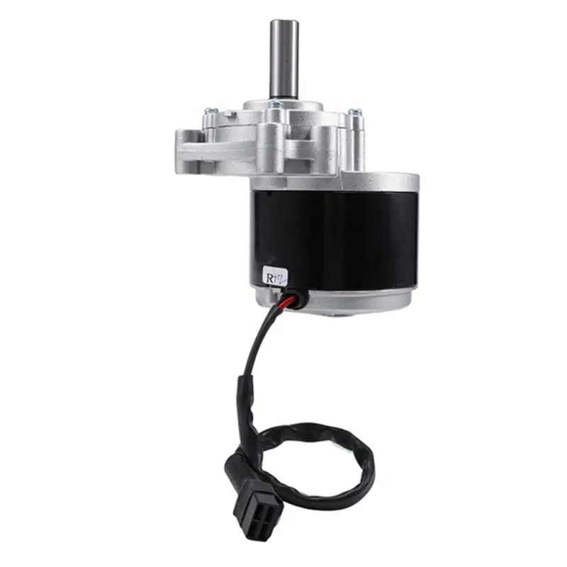 Reliable-250W 24V 75Rpm Low Speed Brush Motor, 44Mm Longer Shaft, 17Mm Shaft Diameter , Wheel Chair Used DC Gear Brushed Motor D