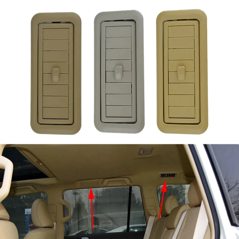 

Car Interior Roof Top A/C Air Conditioner Outlet AC Vents For Toyota Land Cruiser Prado LC150 150 2010-2017