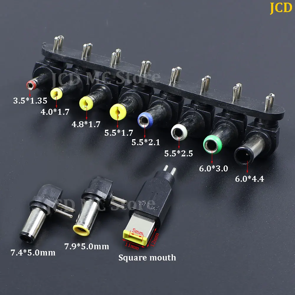 1PC Universal AC DC Power Adapter 90° 2Pin Plug DC5521 4530 Charging Connector For Lenovo Asus Sony Toshiba Acer Laptop Notebook