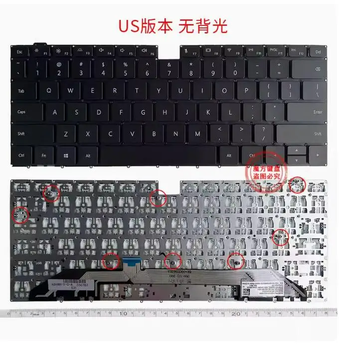 

US Non backlit Keyboard for HUAWEI MACH-W19 MACH-W19C MACH-W19B MACH-W19BL MACH-W19L MACHR-W29 MACHR-W29B MACHR-W29BL MACHC-WAH9