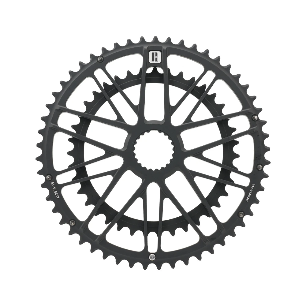 AliExpress riro RIRO Road Bike 10-12 Speed Single/Double Chainrings 46/48/50/52/54T & 50-34T 52-36T 53-39T for Shimano Direct Mount Chainwheel
