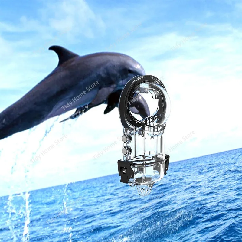 Suitable FOR Insta360 X3 panoramic camera waterproof case, waterproof housing, panoramic camera sealed for diving