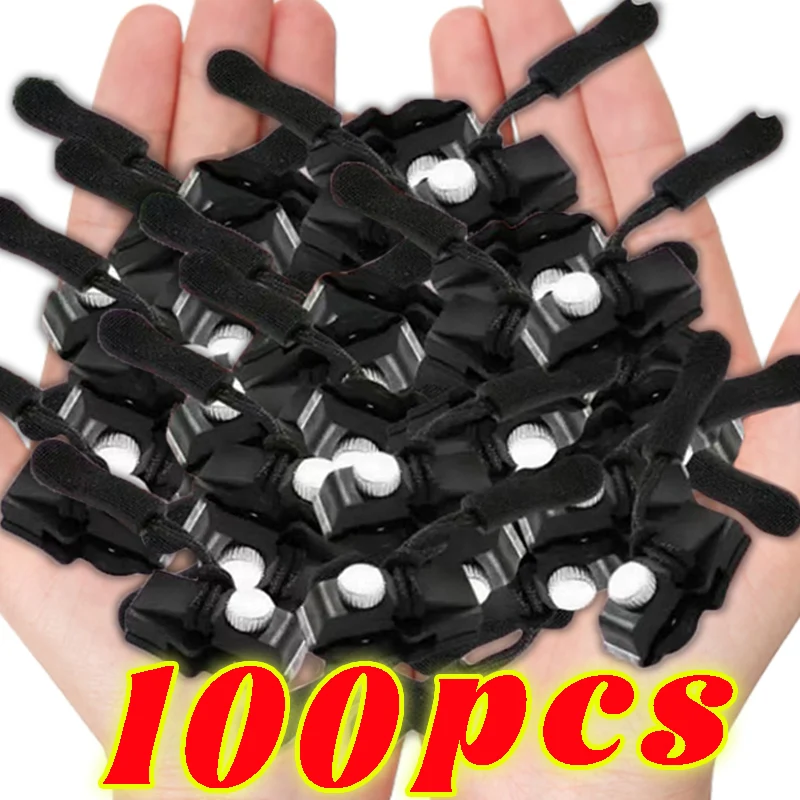 Kit de reparación de cremallera para hombre y mujer, cabeza de cremallera desmontable antideslizante negra, cómoda para uso diario, accesorios de moda con cremallera