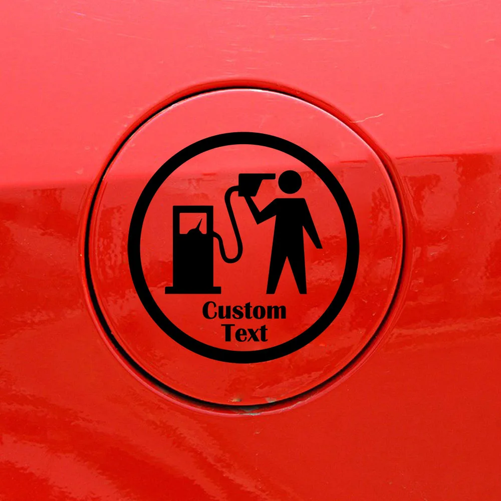 1pc Vinyl Fuel nozzle Customized Name Auto Sticker Stickers Ussr Die Cut Decal Bumper Sticker For Windows, Cars, Trucks, Laptops