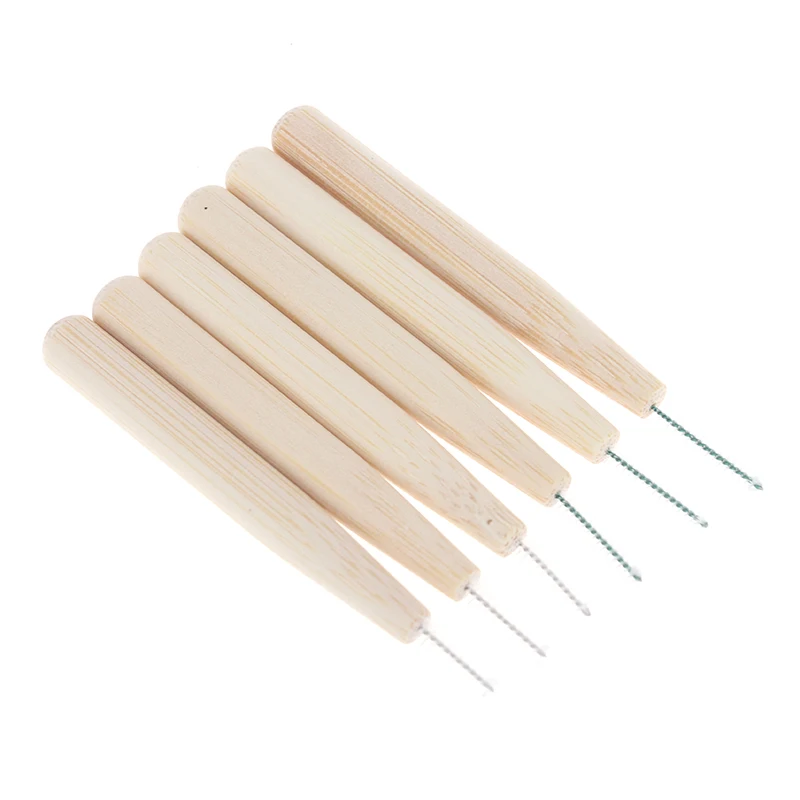

30pcs Bamboo Interdental Brushes Dental Floss Cleaners Teeth Brush Toothpick