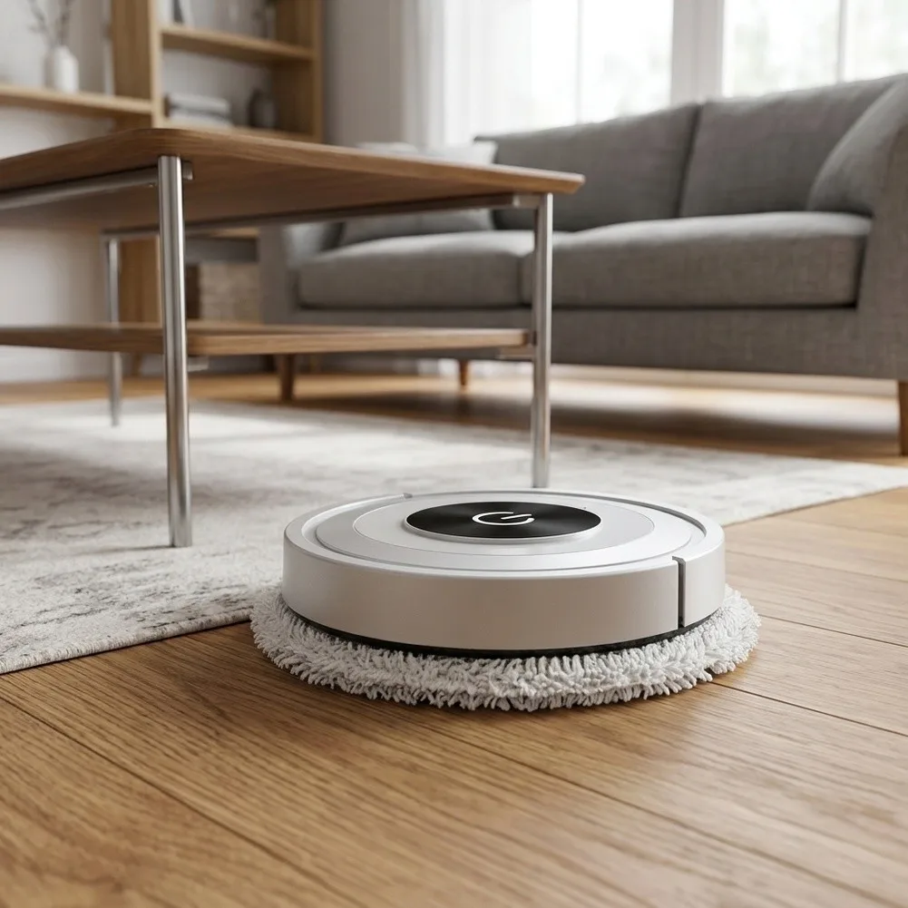 Silent Robotic Vacuum Cleaner Mapping Auto Sweep Mop For Living Room Floor Home Cleaning Tool Accessories