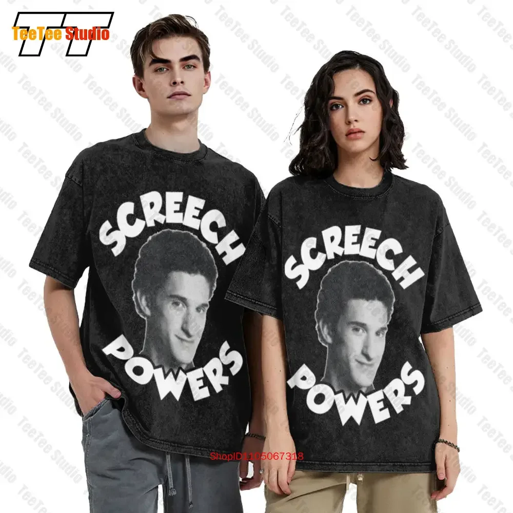 Screech Powers Saved By The Bell Cols Vintage Oversized T-Shirt KVDU