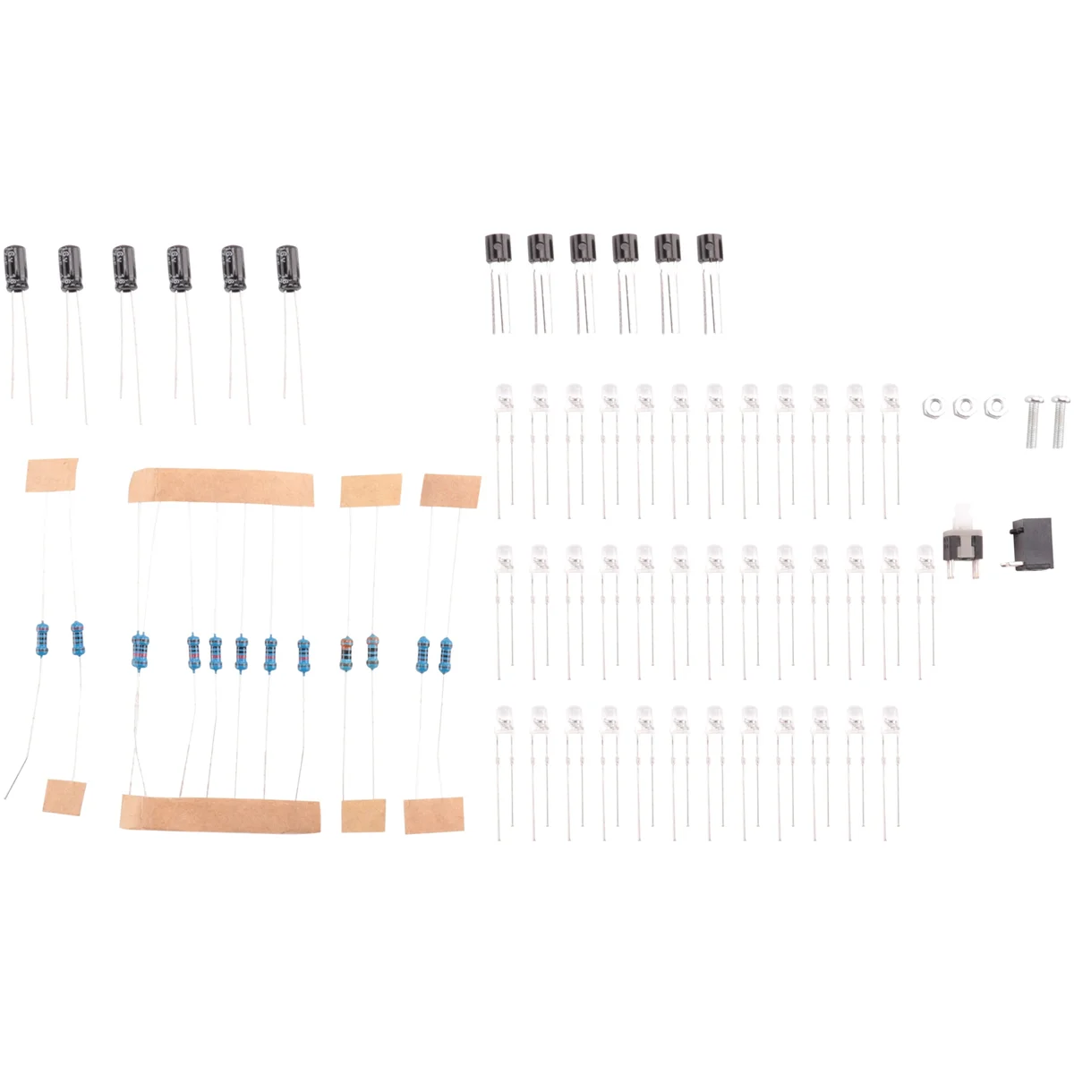 EEQKIT DIY Christmas Trees Soldering Project, 3D Christmas Trees LED Kits DIY Electronic Kit Soldering Assembly 7 Color Fun Kit